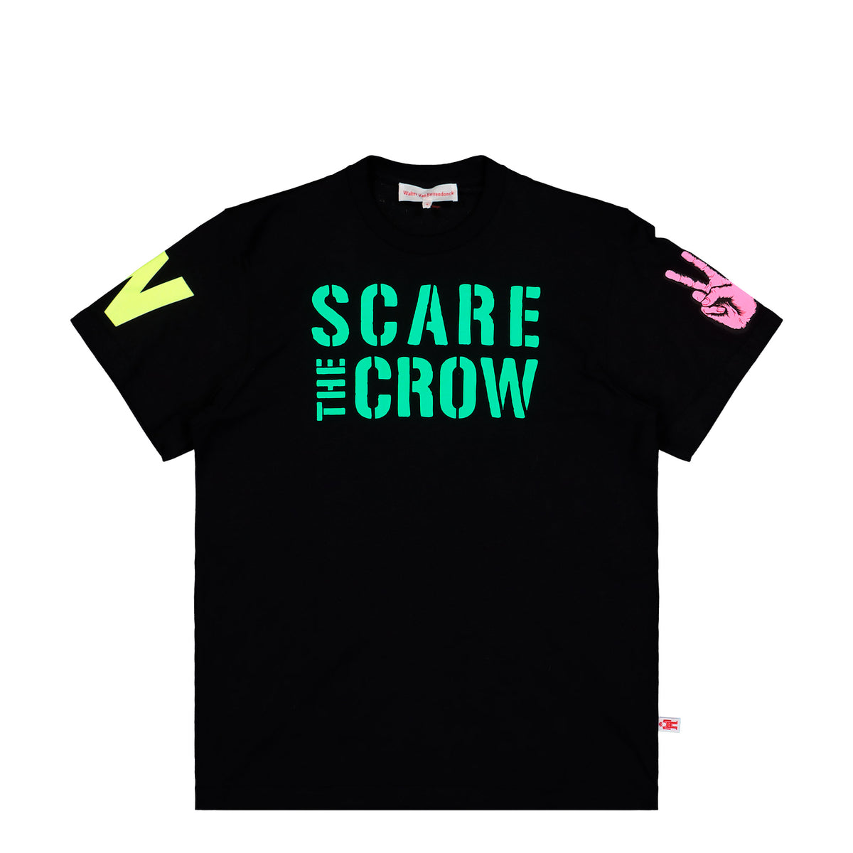 Walter Van Beirendonck Scarecrow Tee CC21 Black T-Shirts 8018 Detail View 1 | GATE