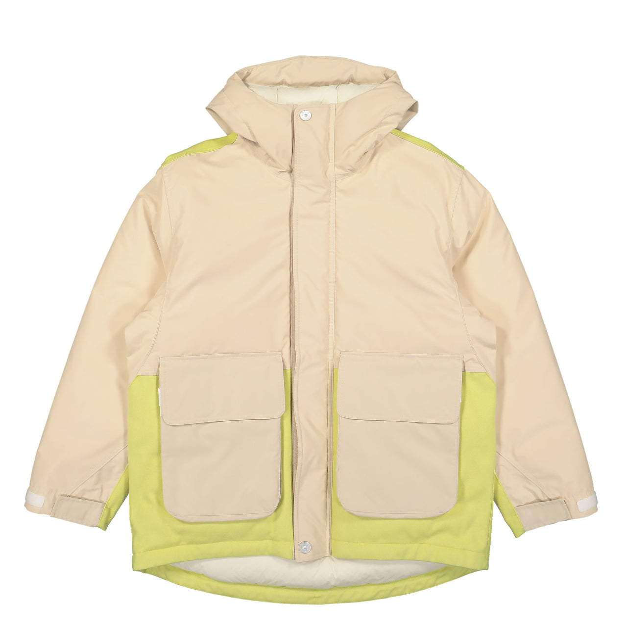 Marina Panno Resinato Reflective Down Jacket