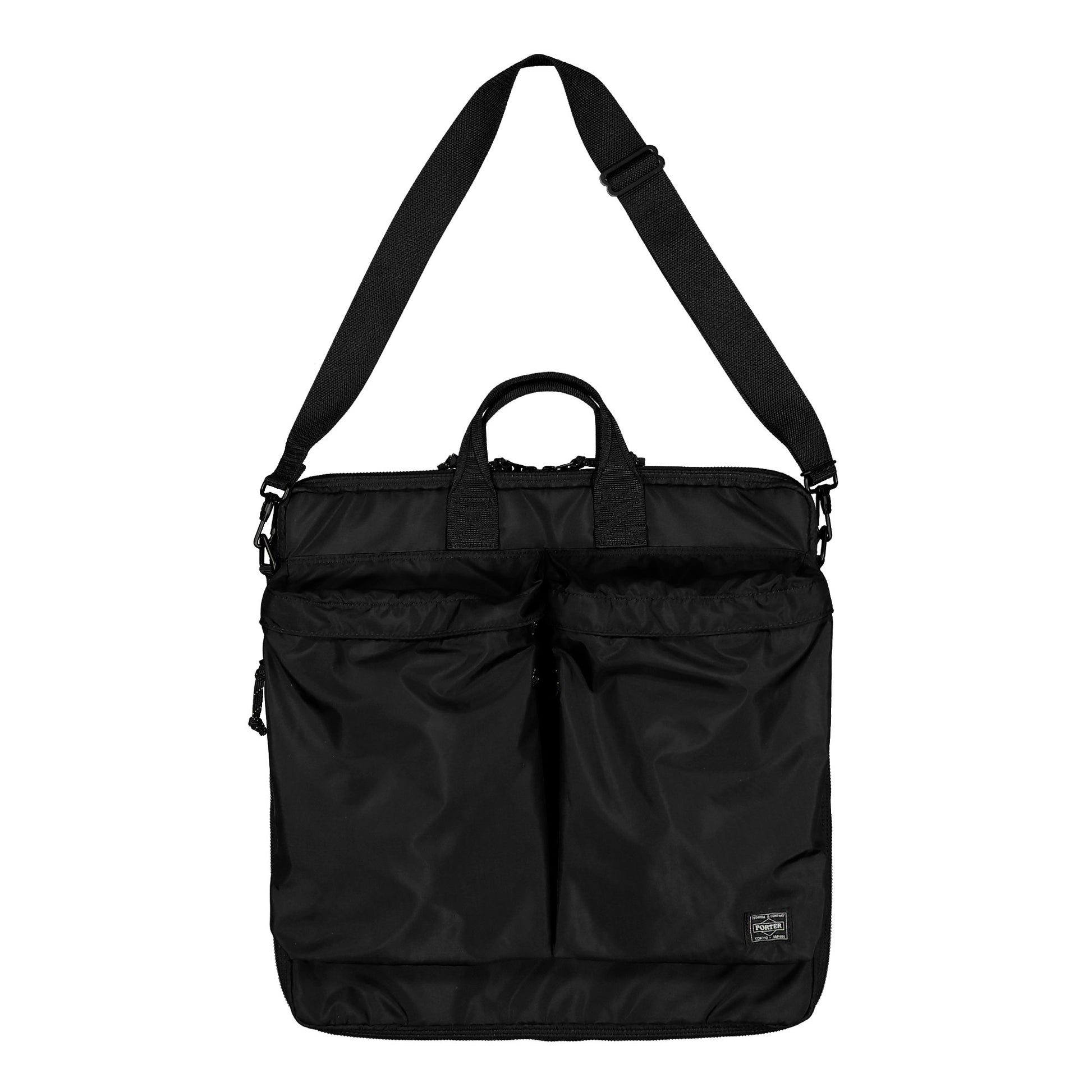 Porter-Yoshida & Co. Force 2Way Helmet Bag (S) Black Tote Bags & Shoppers 855-05456-10 Detail View 1 | GATE