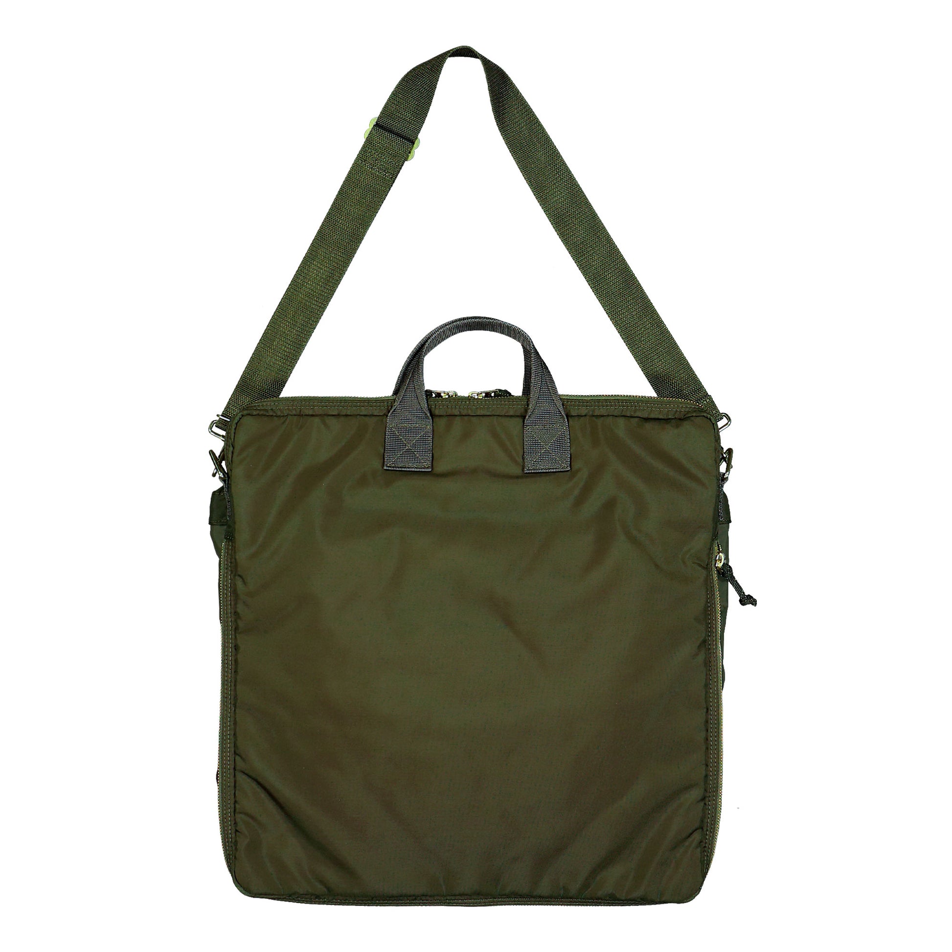 Porter-Yoshida & Co. Force 2Way Helmet Bag (S) Olive Drab Tote Bags & Shoppers 855-05456-30 Detail View 2 | GATE