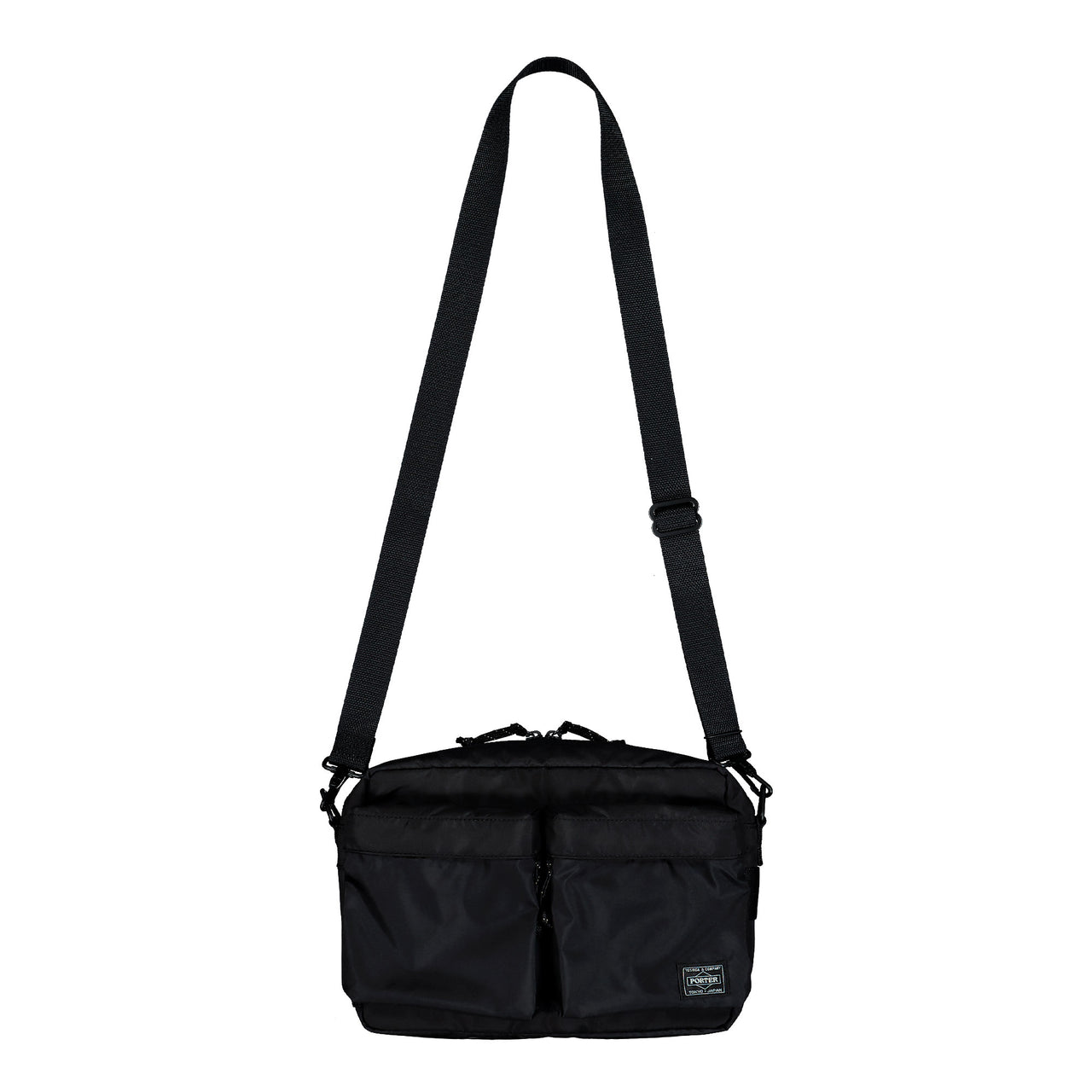 Porter-Yoshida & Co. Force Shoulder Bag (S) Black Shoulder & Cross Body Bags 855-05457-10 Detail View 1 | GATE
