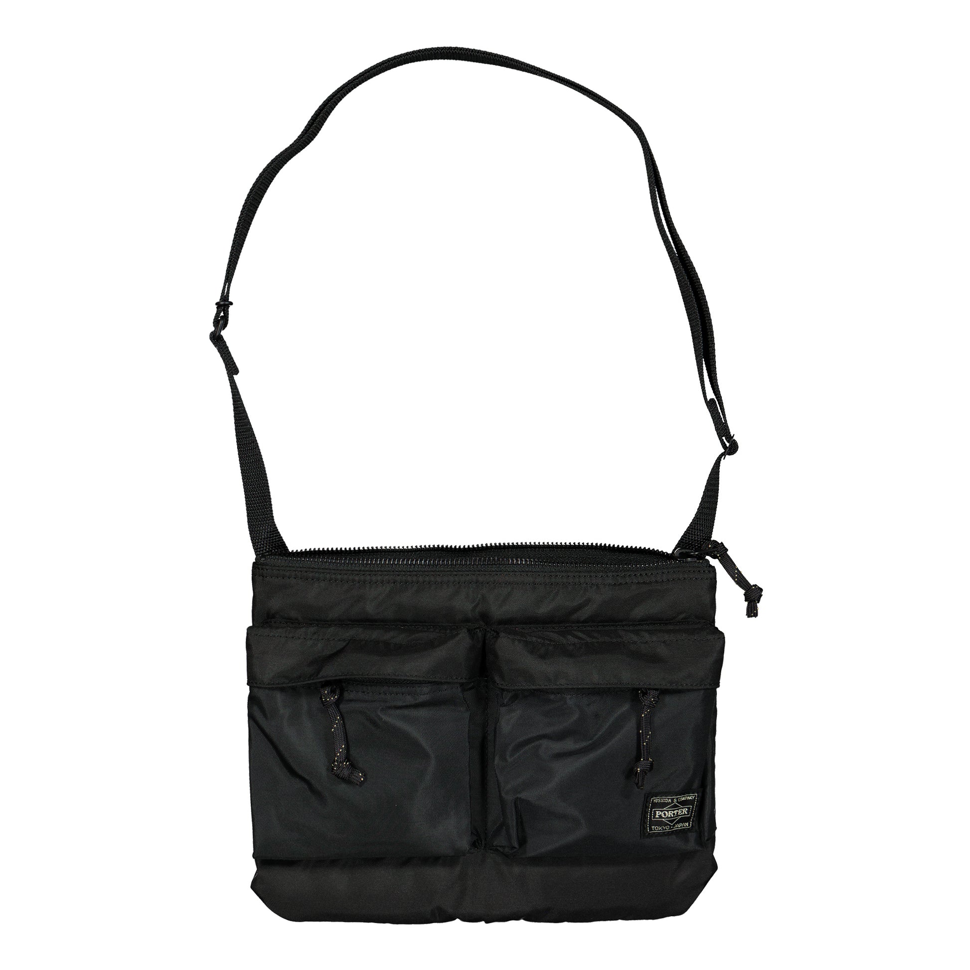 Porter-Yoshida & Co. Force Shoulder Bag Black Shoulder Bags 855-05458-10 Detail View 3 | GATE