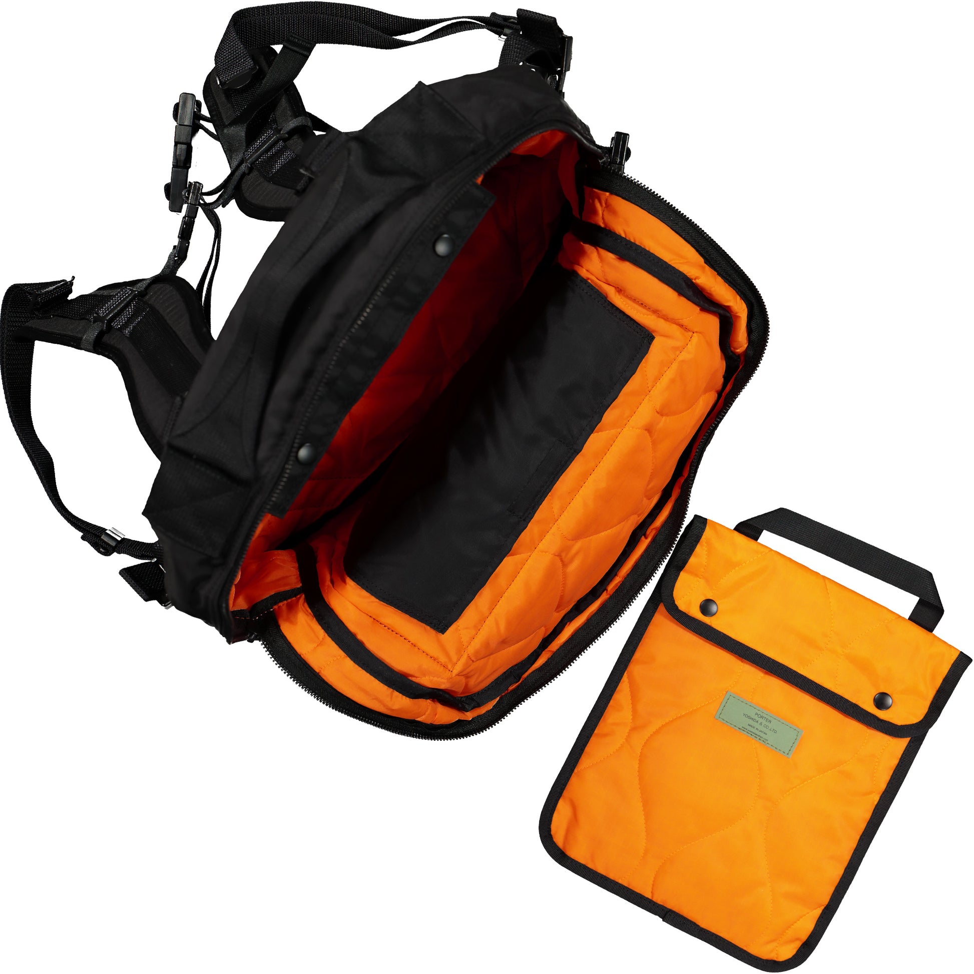 Porter-Yoshida & Co. Force Daypack Black Backpacks 855-05902-10 Detail View 5 | GATE