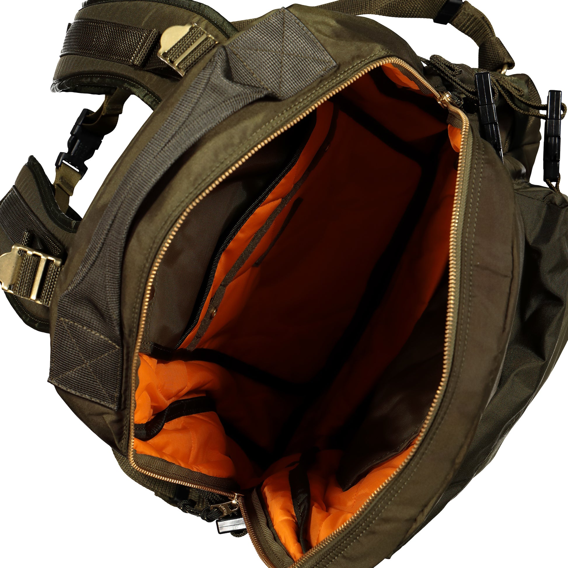 Porter-Yoshida & Co. Force Daypack Olive Drab Backpacks 855-05902-30 Detail View 5 | GATE