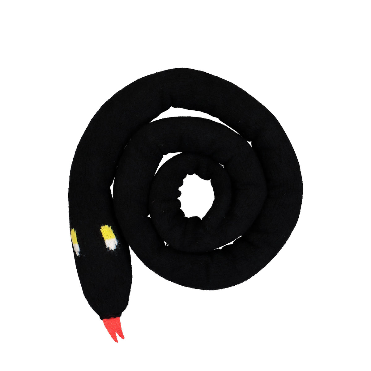 Walter Van Beirendonck Snake Scarf Comb. I Black Scarves 9010 Detail View 1 | GATE