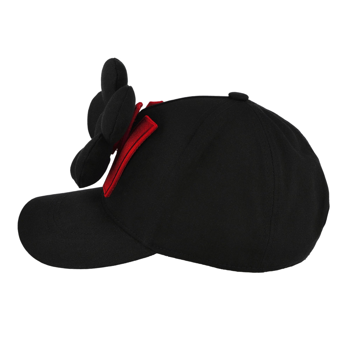 Walter Van Beirendonck Flower Cap Comb. I Black Caps 9008 Detail View 1 | GATE