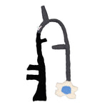 Walter Van Beirendonck Peace Scarf Comb. I Black Scarves 9009 Detail View 2 | GATE