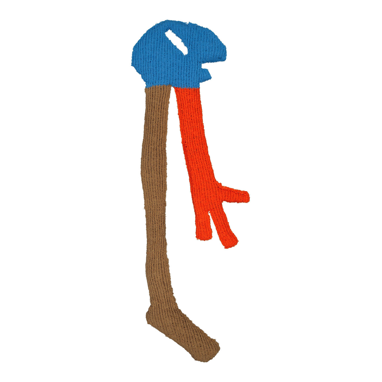 Walter Van Beirendonck Alien Knitted Scarf Comb. I Placid Blue Scarves 9020 Detail View 1 | GATE
