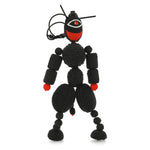 Walter Van Beirendonck One Eyed Devil 3D Beaded Jewel Black Detail view 1 | Gate