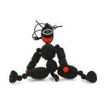 Walter Van Beirendonck One Eyed Devil 3D Beaded Jewel Black Detail view 2 | Gate