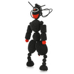 Walter Van Beirendonck One Eyed Devil 3D Beaded Jewel Black Detail view 4 | Gate