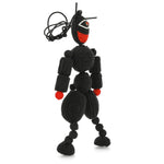 Walter Van Beirendonck One Eyed Devil 3D Beaded Jewel Black Detail view 5 | Gate