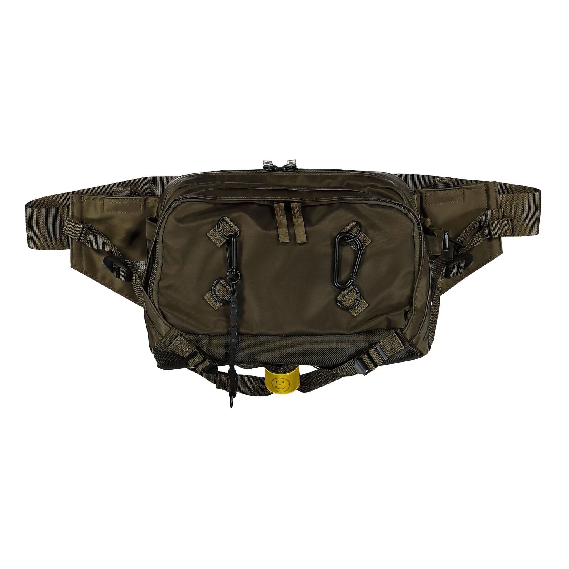 Porter-Yoshida & Co. Port Ride Waist Bag Olive Detail view 1 | Gate