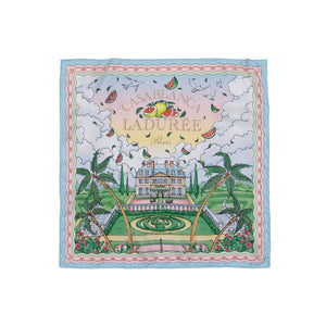 Casablanca Medium Silk Scarf Laduree Scarves A-PF26-ACC-053-01-EX-LD Detail View 1 | GATE