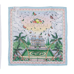 Casablanca Medium Silk Scarf Laduree Scarves A-PF26-ACC-053-01-EX-LD Detail View 2 | GATE