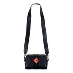 Casablanca Monogram Crossbody Bag Black Cross Body Bags A-SS26-BAG-002-02 Detail View 1 | GATE
