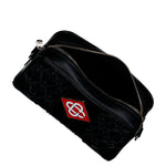 Casablanca Monogram Crossbody Bag Black Cross Body Bags A-SS26-BAG-002-02 Detail View 4 | GATE
