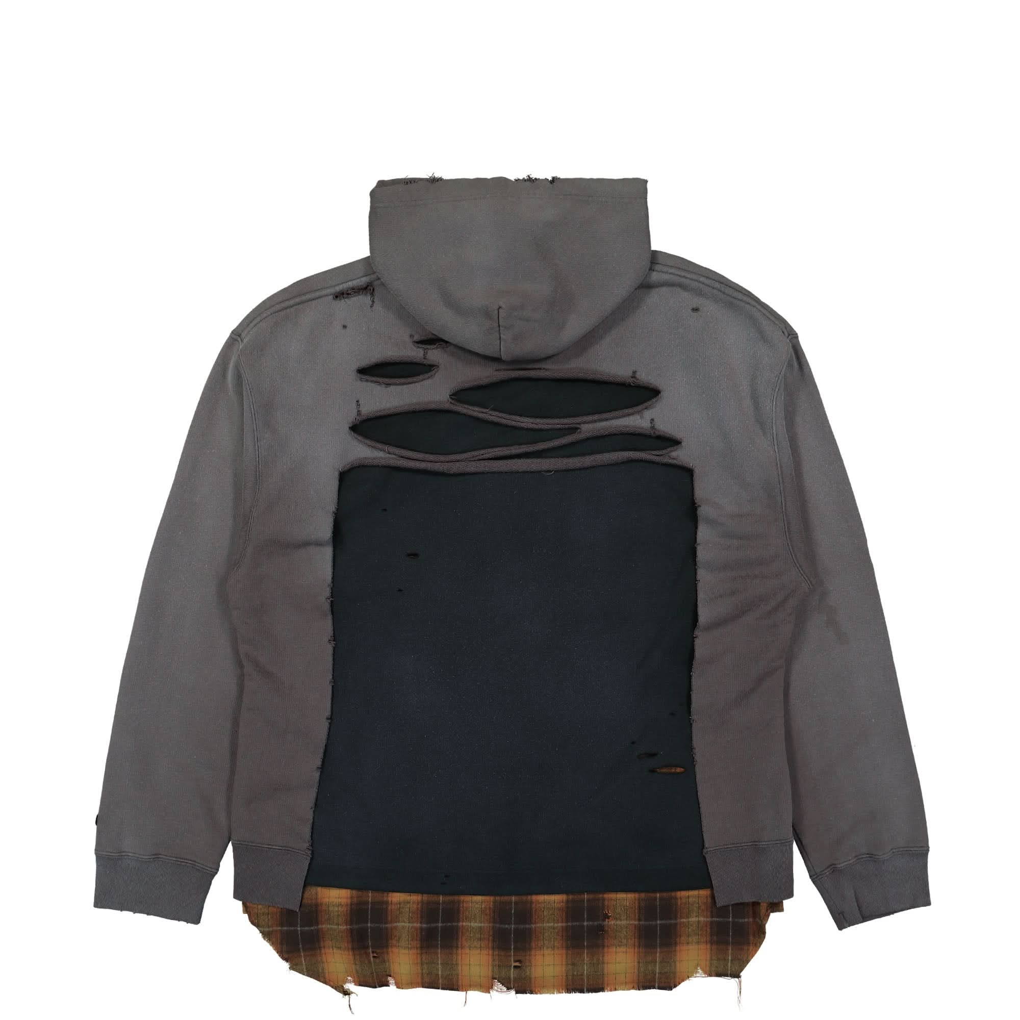 Layered hoodie hot sale