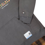 Maison Mihara Yasuhiro Triple Layered Hoodie Black Detail view 4 | Gate