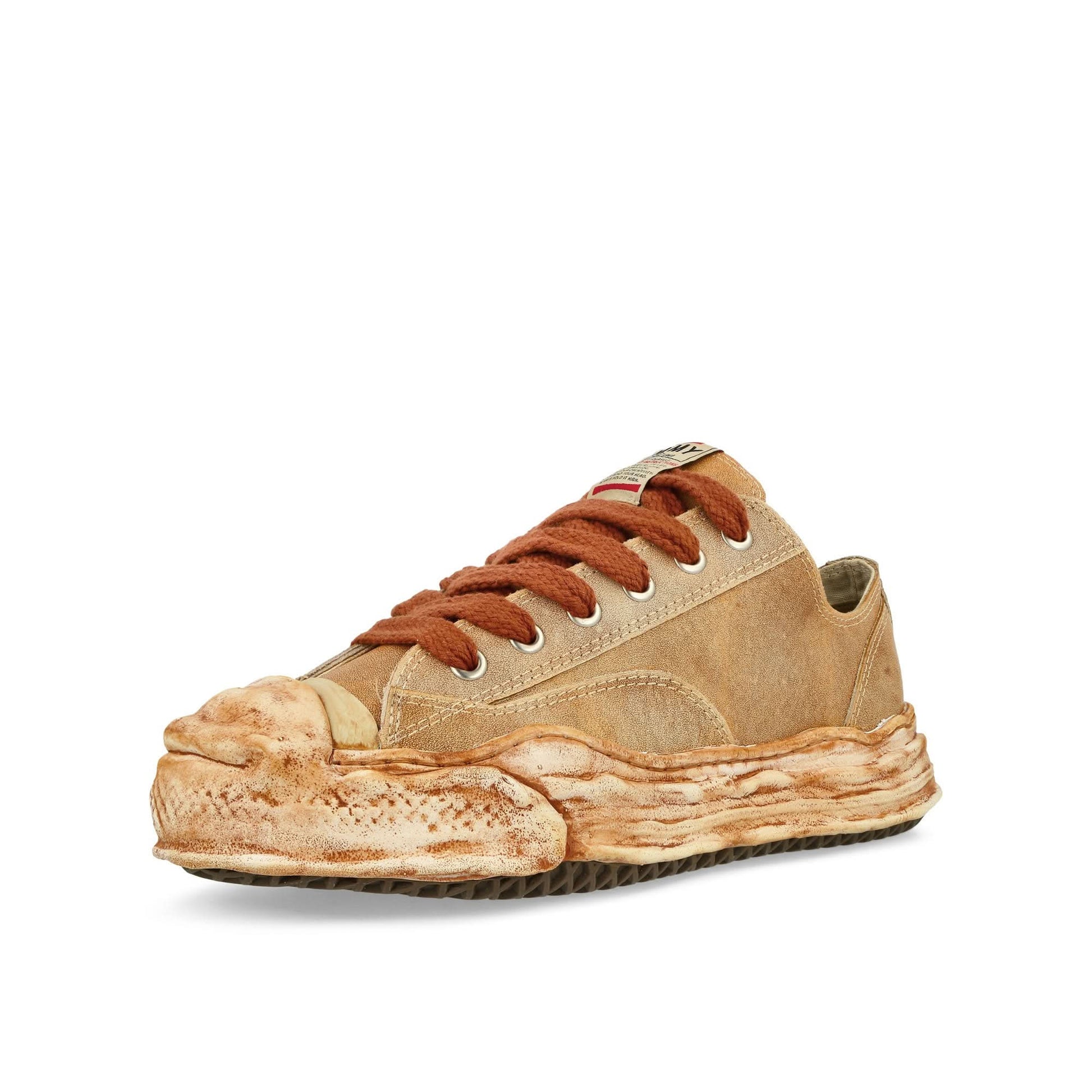 Maison Mihara Yasuhiro Hank Low Brown Sneaker Detail view 4 | Gate