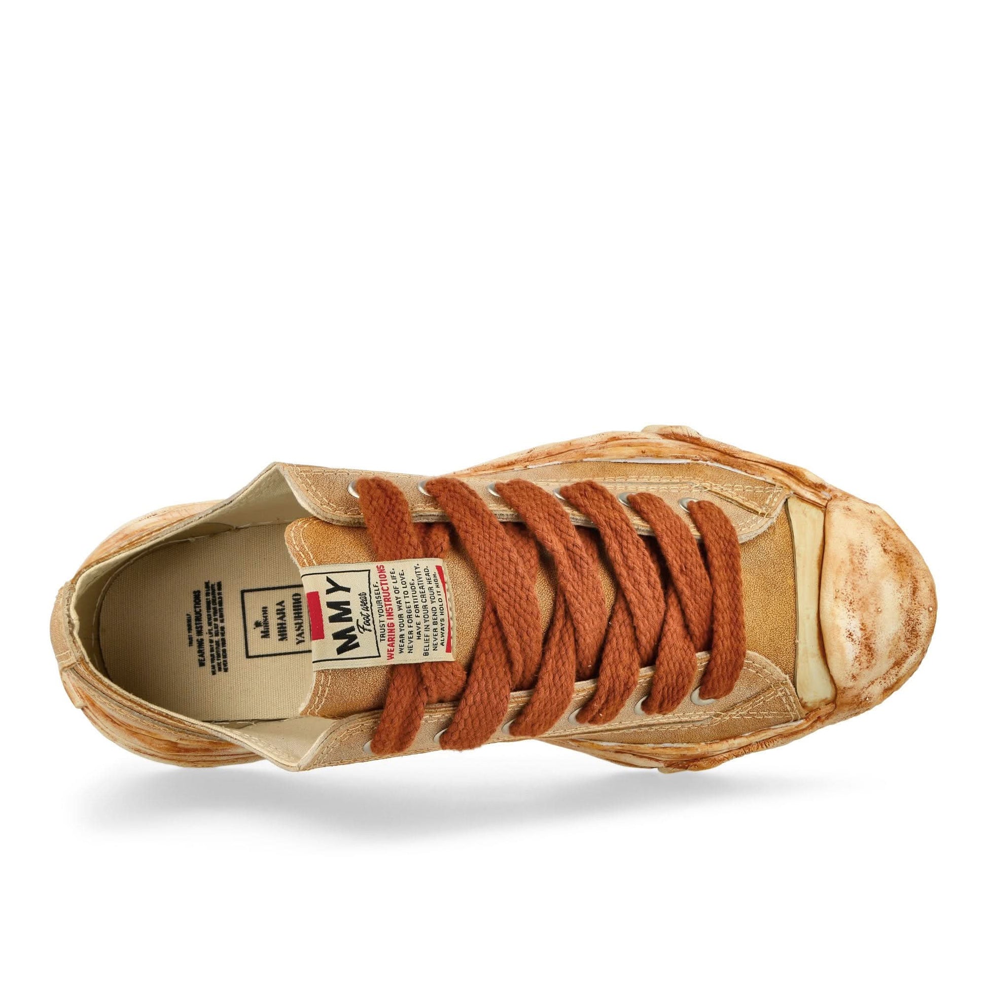 Maison Mihara Yasuhiro Hank Low Brown Sneaker Detail view 5 | Gate