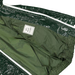 Maison Mihara Yasuhiro Fake Enamel Puffer Blouson Green Detail view 5 | Gate