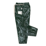 Fake Enamel Wide Trousers