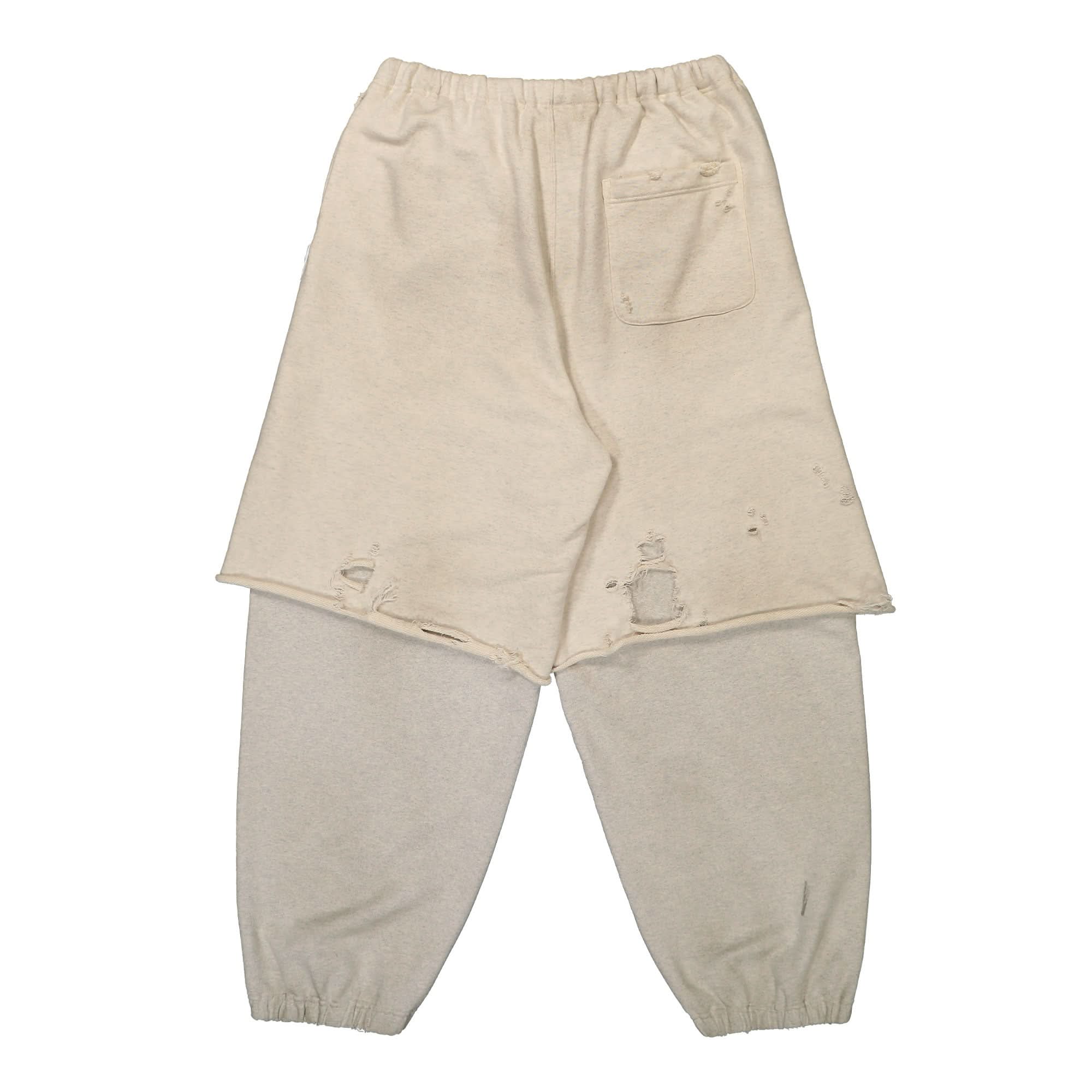 メゾンミハラヤスヒロ LAYERED PANTS/ WHITE