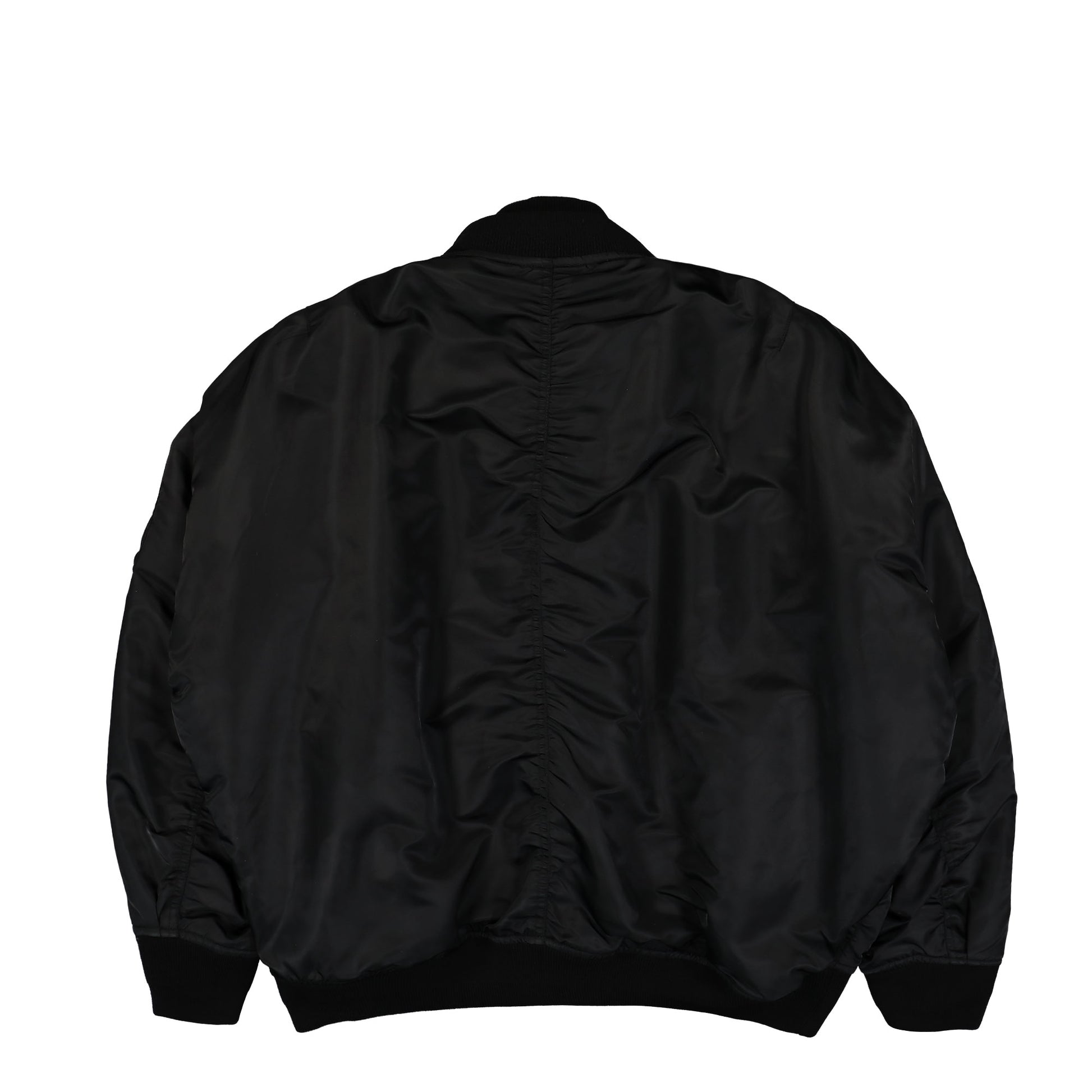 Maison Mihara Yasuhiro Triple Layered Flight Jacket Black Detail view 2 | Gate