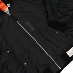 Maison Mihara Yasuhiro Triple Layered Flight Jacket Black Detail view 4 | Gate