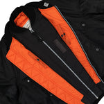 Maison Mihara Yasuhiro Triple Layered Flight Jacket Black Detail view 6 | Gate
