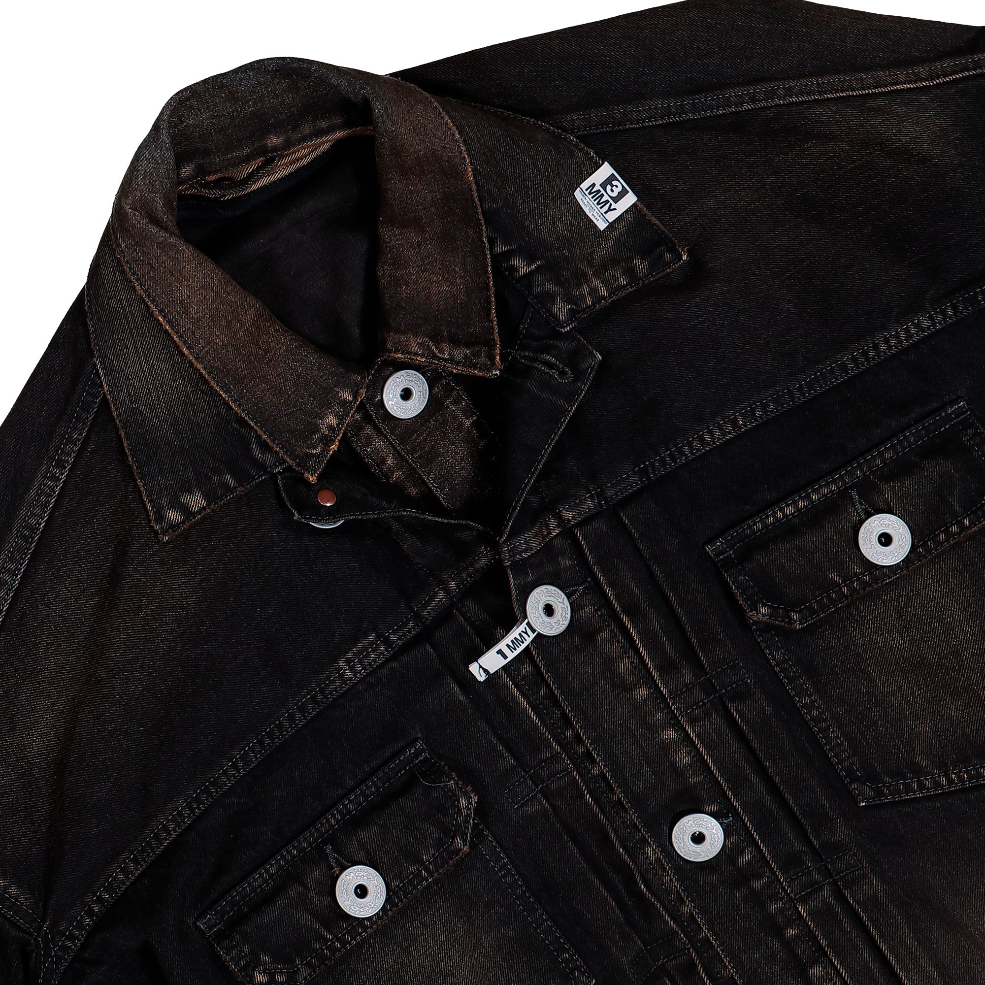Front Layered Denim Jacket | GATE