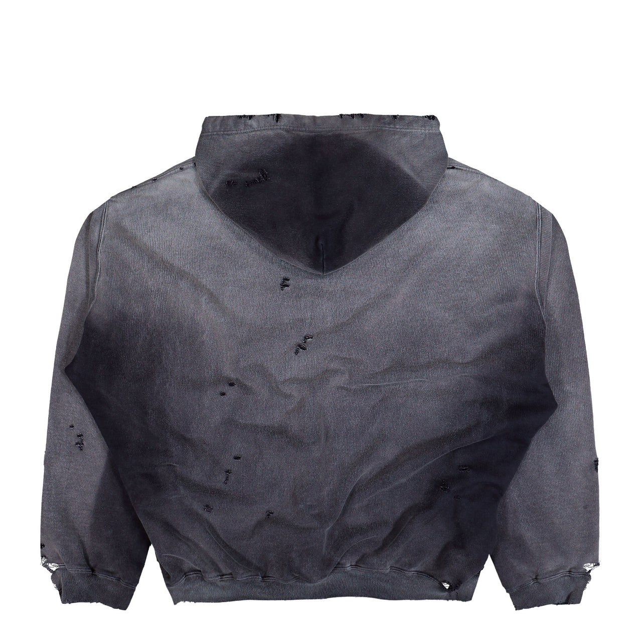 Maison Mihara Yasuhiro Sun Faded Like Hoodie Black Hoodies A15HD552  Detail View 1 | GATE
