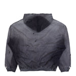 Maison Mihara Yasuhiro Sun Faded Like Hoodie Black Hoodies A15HD552  Detail View 2 | GATE
