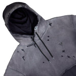 Maison Mihara Yasuhiro Sun Faded Like Hoodie Black Hoodies A15HD552  Detail View 3 | GATE
