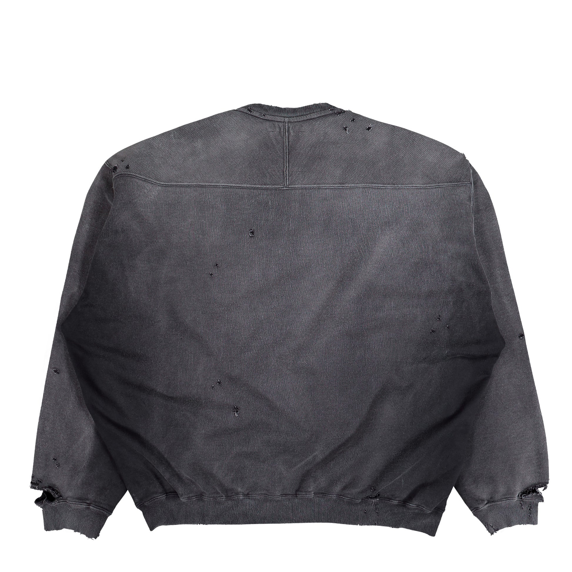 Maison Mihara Yasuhiro Sun Faded Sweater Black Sweatshirts A15PO553  Detail View 2 | GATE
