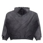 Maison Mihara Yasuhiro Sun Faded Like Zip-Up Hoodie Black Hoodies A15PK551  Detail View 2 | GATE
