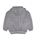 Maison Mihara Yasuhiro Triple Layered Zip-Up Hoodie Gray Hoodies A15PK581  Detail View 2 | GATE
