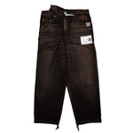 Maison Mihara Yasuhiro Huge Layered Denim Pants Black Denim A15PT027  Detail View 1 | GATE
