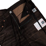 Maison Mihara Yasuhiro Huge Layered Denim Pants Black Denim A15PT027  Detail View 4 | GATE
