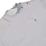 Maison Mihara Yasuhiro Triple Layered Knit Sweater Gray Knits A15SW532  Detail View 3 | GATE
