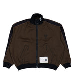 Maison Mihara Yasuhiro Amateur Sewn Track Jacket Brown Tracksuit Tops A16JK581 Detail View 1 | GATE
