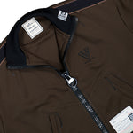 Maison Mihara Yasuhiro Amateur Sewn Track Jacket Brown Tracksuit Tops A16JK581 Detail View 3 | GATE
