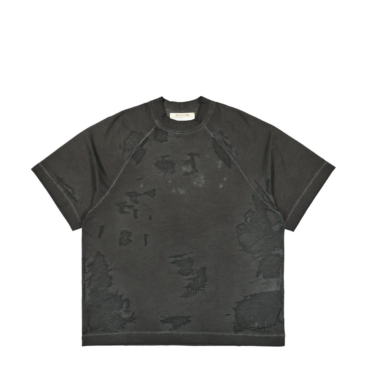 Oversized Translucent Graphic Logo T-Shirt