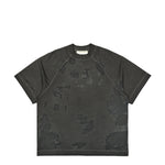 Oversized Translucent Graphic Logo T-Shirt