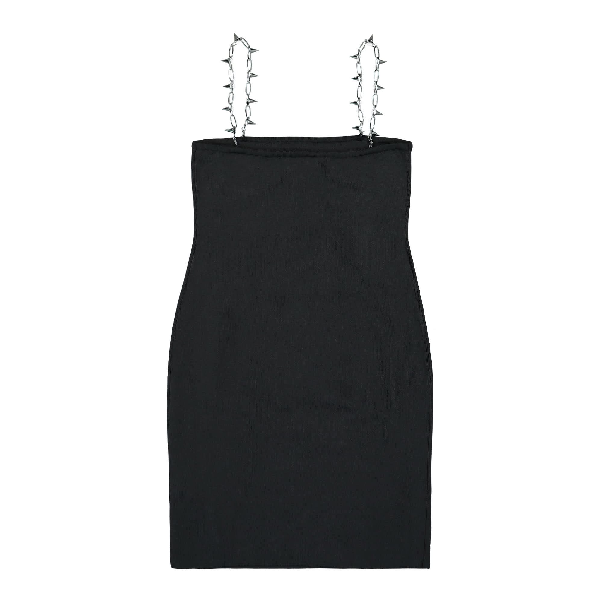 Stud Strap Mini Dress | GATE Stud Strap Mini Dress | GATE