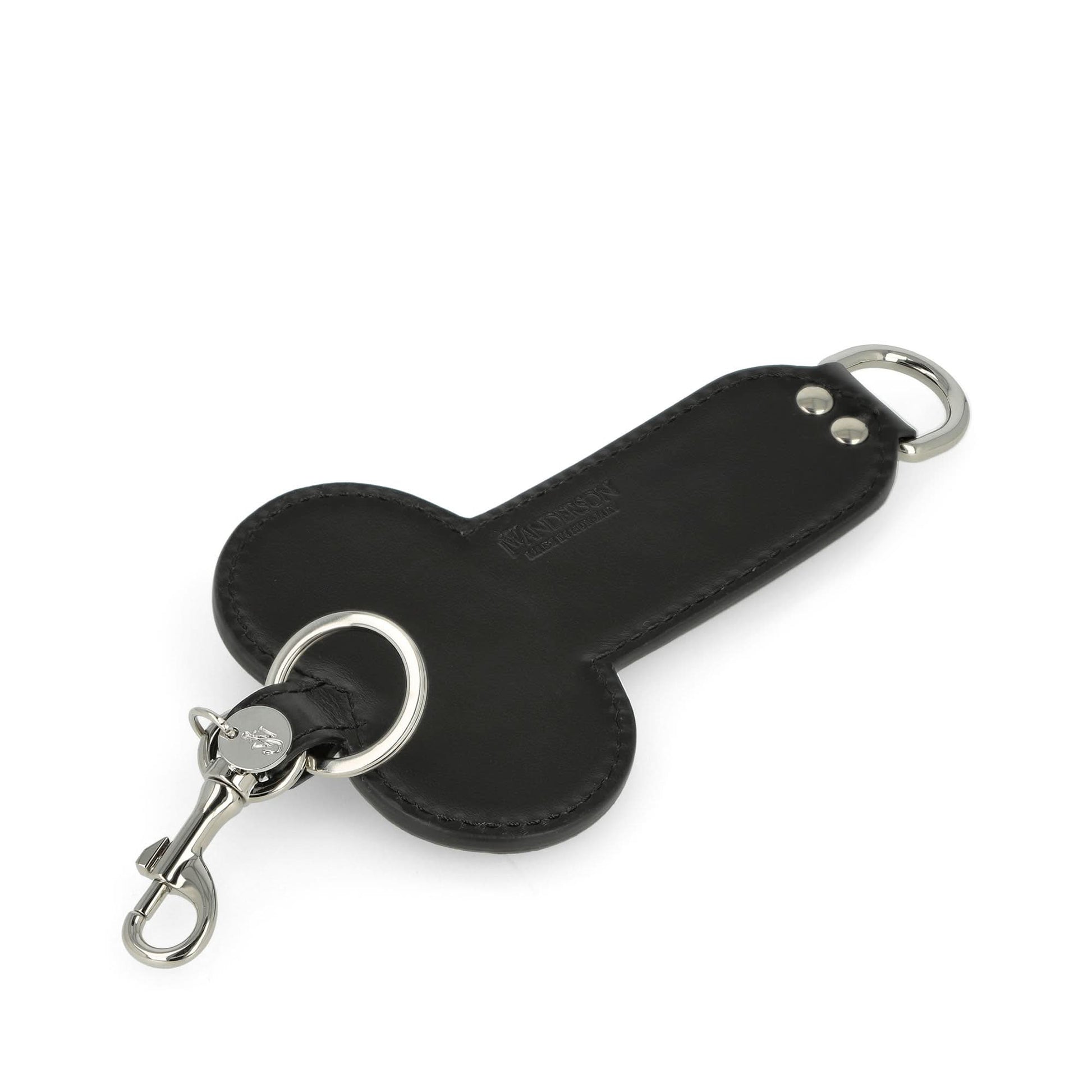 JW Anderson Punk Penis Keyring Black Detail view 3 | Gate