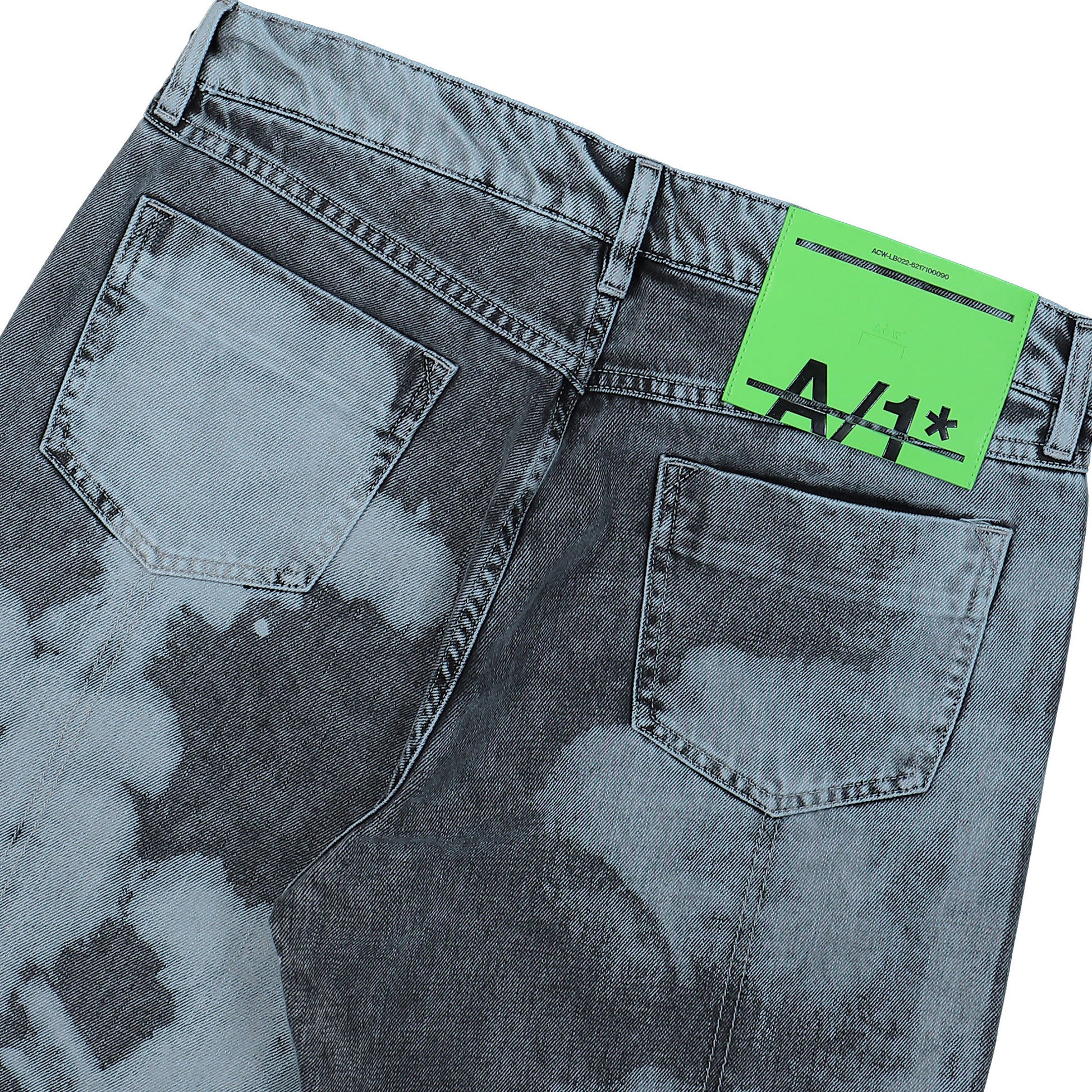 A COLD WALL Fade Form Slim Jeans Grey Wash Denim ACWMJS005 Detail View 6 | GATE
