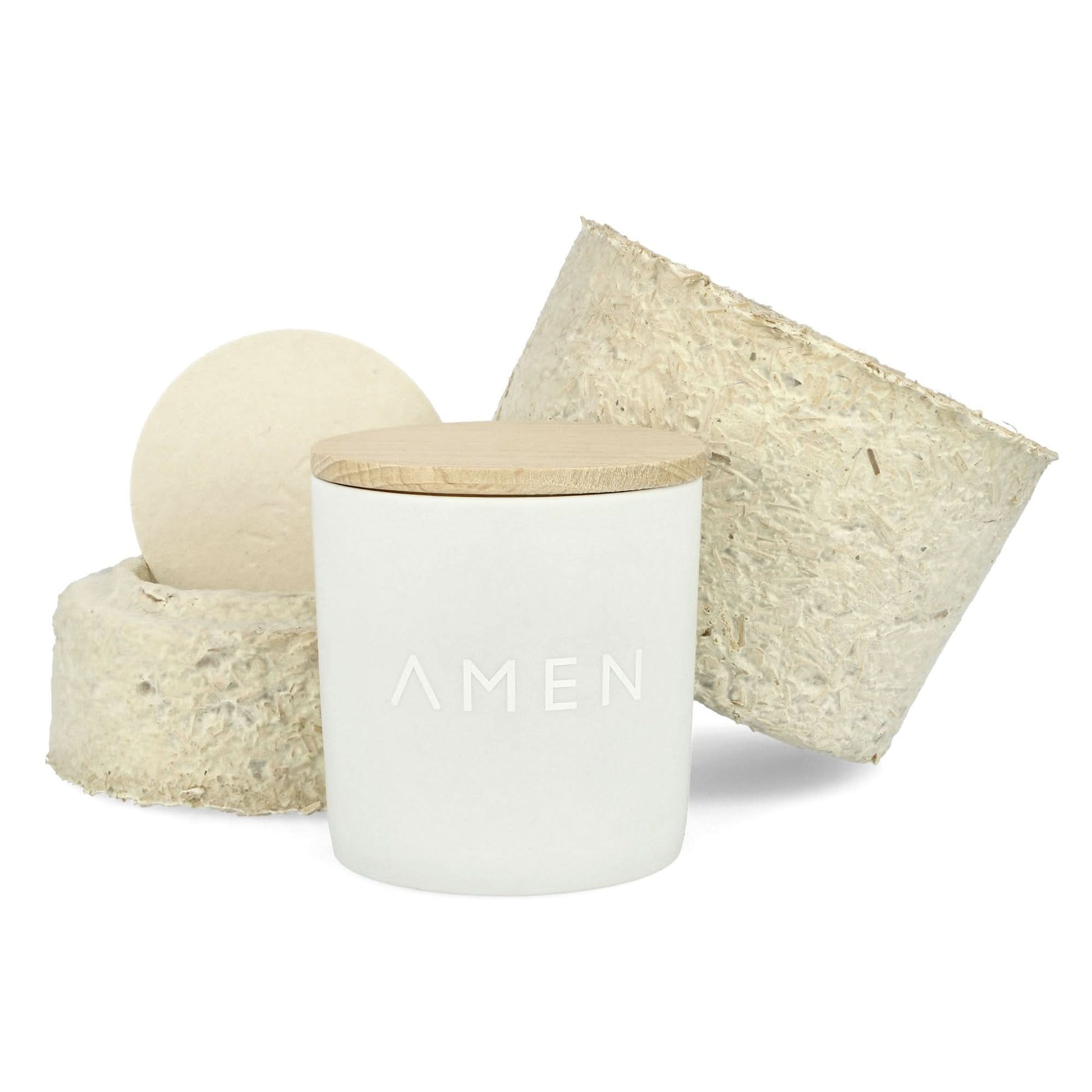Amen Chakra 02 Sacral: Sandalwood Scented Candle Multicolor Detail view 2 | Gate