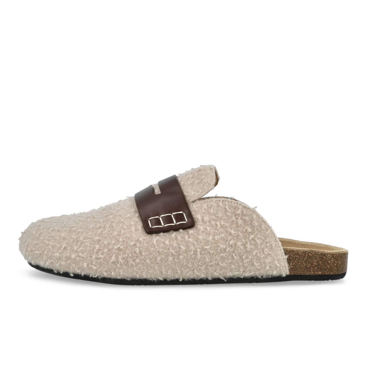 JW Anderson Flat Loafer Light Beige Loafers LF0029-FA0468-132 / Light Beige Detail View 1 | GATE
